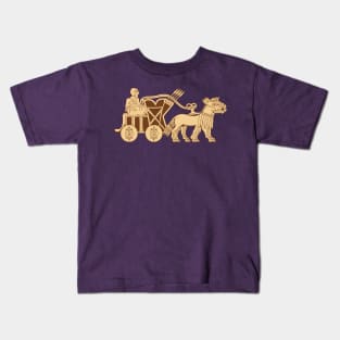 Sumerian horse cart Kids T-Shirt